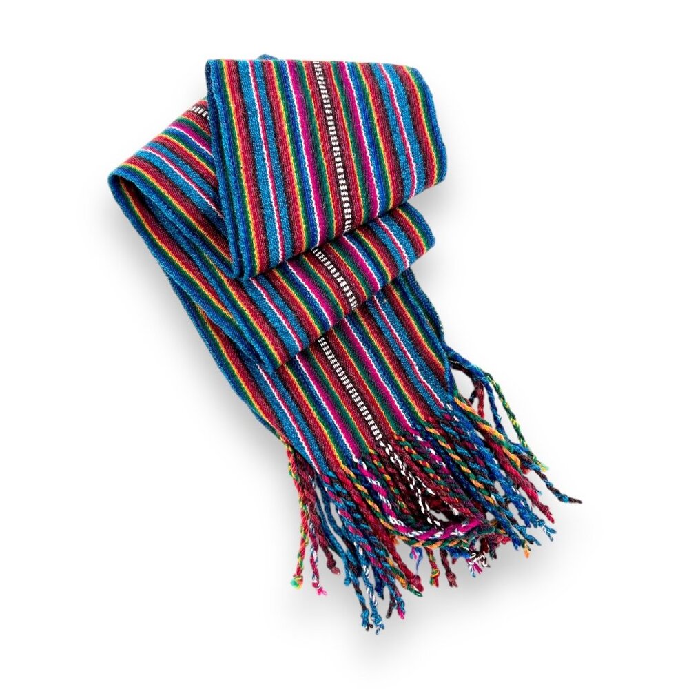 Striped Sarape Sash Belt